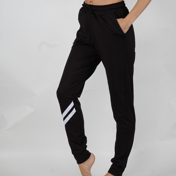 Fit Division Pants - Drawstring Waist Jogger Sweatpants with Pockets
